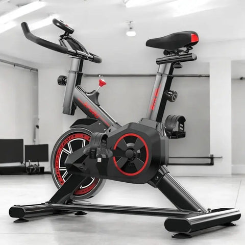 Bicicleta ergométrica com porta-garrafa