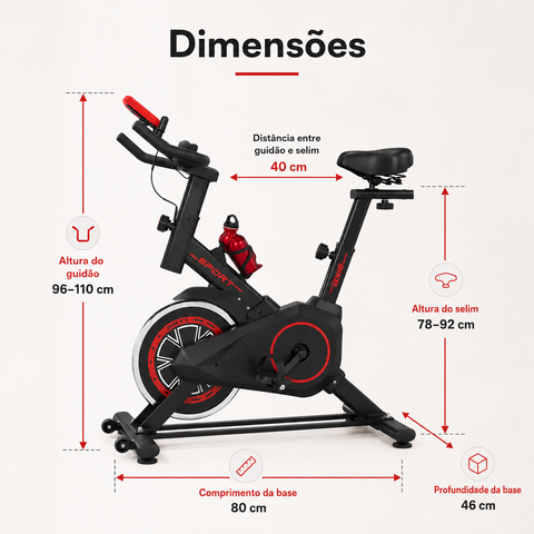 Dimensões: 50 cm de base