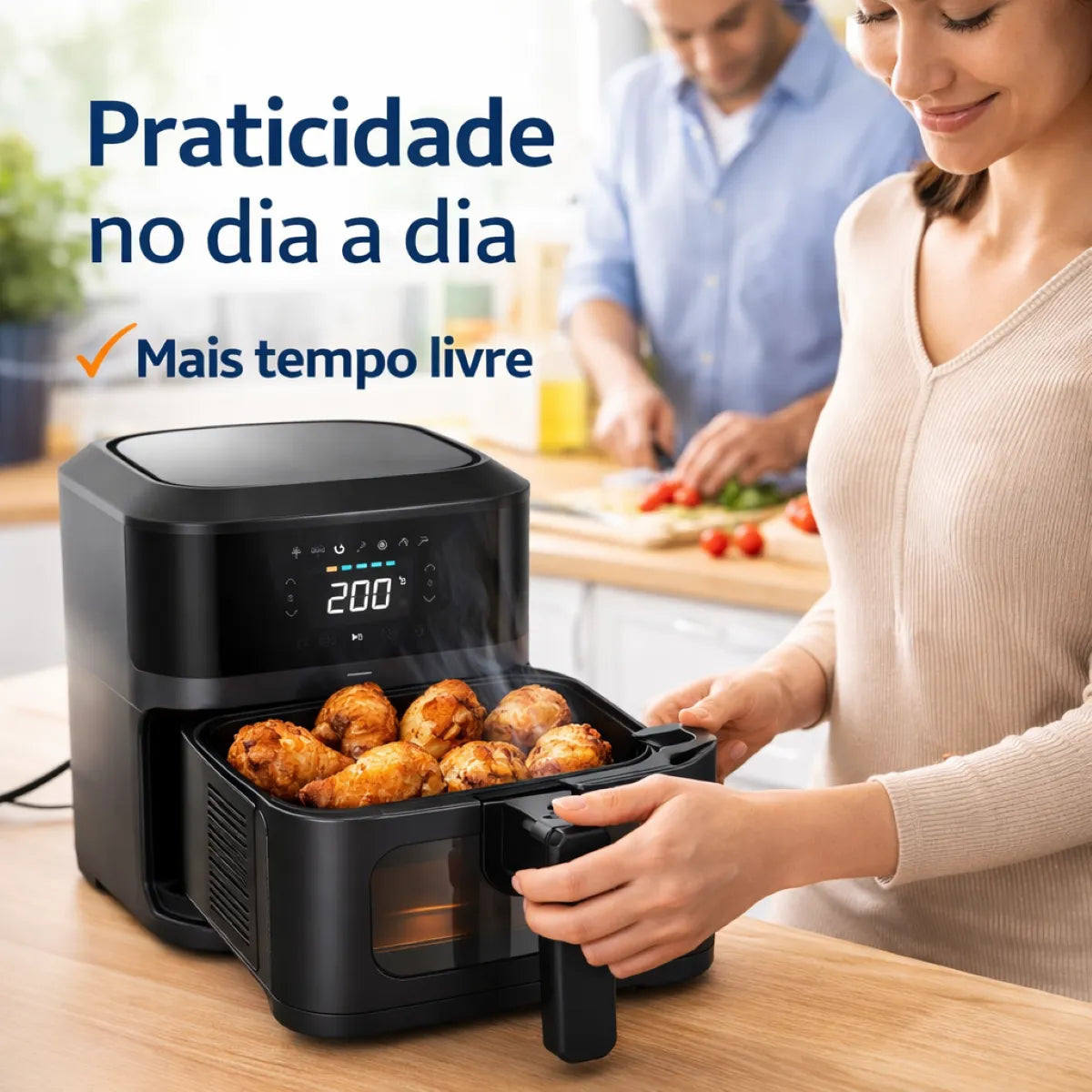 Praticidade no dia a dia: mais tempo livre