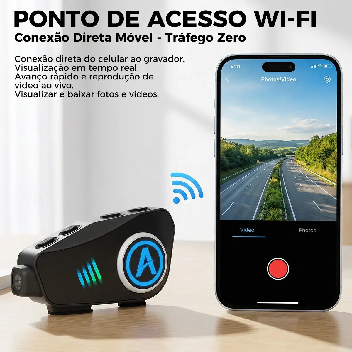Wi-Fi com conexão direta ao celular